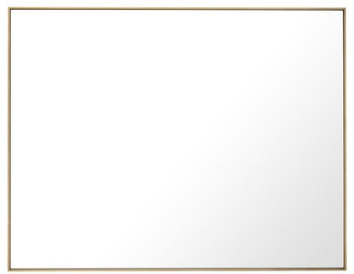 Casa Padrino espejo / espejo de pared de lujo latón 180 x H. 140 cm - Espejo de Armario - Espejo de Salón - Calidad de Lujo