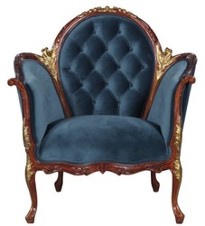 barock sessel, barock salon sessel, barock samt sessel, barock möbel, barock wohnzimmer möbel, barock lounge sessel, luxus barock sessel, sessel im barockstil