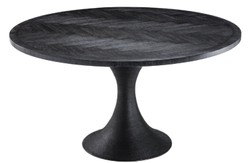 luxus esstisch, massivholz tisch, massivholz küchentisch, runder esstisch, esstisch schwarz, küchentisch rund, esszimmer tisch, esszimmer möbel, küchenmöbel, esstisch oval, schwarzer esstisch