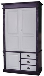 landhausstil kleiderschrank antik schwarz, landhausstil schlafzimmerschrank, landhausstil schrank, antik schwarzer schlafzimmerschrank, massivholz kleiderschrank, massivholz schlafzimmerschrank, landhausstil schlafzimmer möbel
