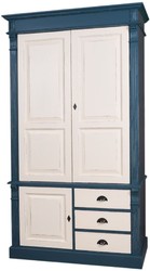 landhausstil kleiderschrank antik blau, landhausstil schlafzimmerschrank, landhausstil schrank, antik blauer schlafzimmerschrank, massivholz kleiderschrank, massivholz schlafzimmerschrank, landhausstil schlafzimmer möbel