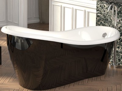 jugendstil badewanne, barock badewanne, freistehende badewanne, badewanne schwarz, gebogene badewanne, schwarze badewanne, nostalgie badewanne, luxus badewanne, antik stil badewanne, barock möbel