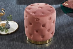 samt hocker, chesterfield hocker, hocker altrosa, runder hocker, samt sitzhocker, sitzhocker altrosa, chesterfield sitzhocker, sitzhocker rund, hocker rund, chesterfield möbel