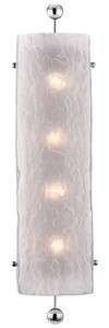 Casa Padrino lámpara de pared de lujo plata / blanco 15,9 x 12 x H. 68,6 cm - Lámpara de Pared para Hotel y Restaurante - Calidad de Lujo