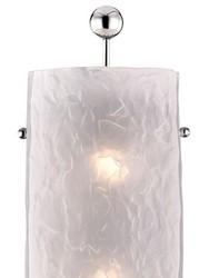 Casa Padrino Luxury Wall Lamp Silver / White 15.9 x 12 x H. 68.6 cm - Hotel & Restaurant Wall Sconce - Luxury Quality