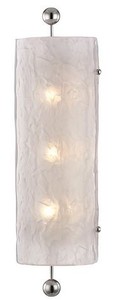 Casa Padrino lámpara de pared de lujo plata / blanco 15,9 x 12 x H. 57,2 cm - Lámpara de Pared para Hotel y Restaurante - Colección de Lujo