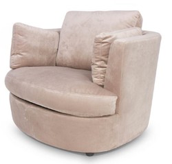 Casa Padrino Sillón de Terciopelo de Lujo Champán 101 x 94 x H. 78 cm - Sillón de Salón - Muebles de Salón de Lujo