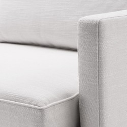 Casa Padrino canapé de luxe blanc / noir 230 x 99 x H. 82 cm - Canapé de Salon - Meubles de Salon de Luxe