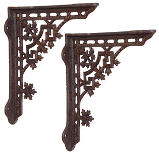 judendstil wandhalter set, barock wandhalter, antik stil wandhalter, gusseisen wandhalter, wandhalter braun, metall wandhalter, barock wanddeko, judendstil wanddeko, antik stil wanddeko