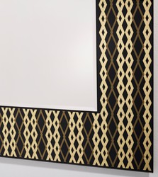 luxus spiegel, designer spiegel, wandspiegel, wohnzimmer spiegel, garderoben spiegel, spiegel schwarz gold, spiegel mit muster, wohnzimmer möbel, garderoben möbel, luxus möbel