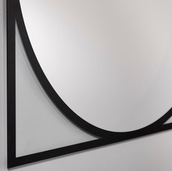 luxus spiegel, designer spiegel, wandspiegel, wohnzimmer spiegel, garderoben spiegel, spiegel schwarz, schwarzer spiegel, metall spiegel, wohnzimmer möbel, garderoben möbel, luxus möbel