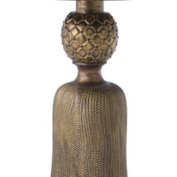 Casa Padrino Luxus Esstisch Antik Gold Ø 60 x H. 74,5 cm - Luxus Wohnzimmermöbel