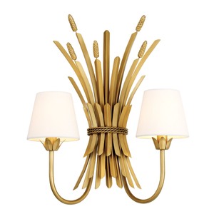 Casa Padrino aplique de lujo Oro antiguo 47 x 24 x H. 53 cm - lámpara de pared para hotel y restaurante Casa Padrino aplique de lujo Oro antiguo 47 x 24 x H. 53 cm - lámpara de pared para hotel y restaurante