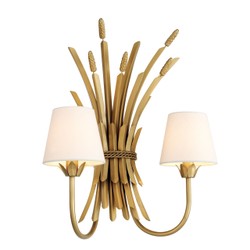 Casa Padrino Luxus Wandleuchte Antik Gold 47 x 24 x H. 53 cm - Hotel & Restaurant Wandlampe Casa Padrino Luxus Wandleuchte Antik Gold 47 x 24 x H. 53 cm - Hotel & Restaurant Wandlampe