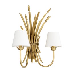 Casa Padrino Luxus Wandleuchte Antik Gold 47 x 24 x H. 53 cm - Hotel & Restaurant Wandlampe Casa Padrino Luxus Wandleuchte Antik Gold 47 x 24 x H. 53 cm - Hotel & Restaurant Wandlampe