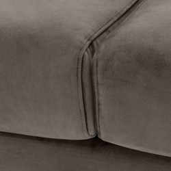 Casa Padrino divano in velluto grigio / Ottone 223 x 94 x H. 73 cm - Divano del Soggiorno con 4 Cuscini - Mobili di Lusso Casa Padrino divano in velluto grigio / Ottone 223 x 94 x H. 73 cm - Divano del Soggiorno con 4 Cuscini - Mobili di Lusso