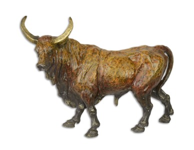 Figure de bronze de luxe Casa Padrino buffle asiatique 16,8 x 47,5 xh, 35,6 cm - sculpture en bronze - décoration - accessoires déco Figure de bronze de luxe Casa Padrino buffle asiatique 16,8 x 47,5 xh, 35,6 cm - sculpture en bronze - décoration - accessoires déco