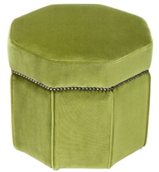 hocker, luxus hocker, designer hocker, 8 eckiger hocker, hocker hellgrün, hellgrüner sitzhocker, hotel hocker, restaurant hocker, club hocker, luxus möbel, luxus sitzhocker