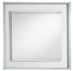 Casa Padrino specchio da parete di design 90 x H. 90 cm - Specchio da Salotto - Specchio Guardaroba - Mobili di Lusso