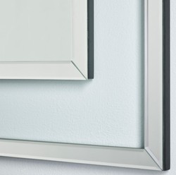 Casa Padrino specchio da parete di design 90 x H. 90 cm - Specchio da Salotto - Specchio Guardaroba - Mobili di Lusso
