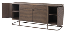 Casa Padrino luxury dresser with 4 doors and drawer brown / bronze 170 x 46 x H. 75 cm - Luxury Quality