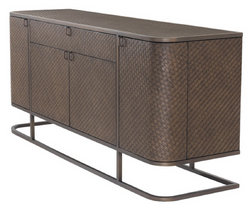 Casa Padrino luxury dresser with 4 doors and drawer brown / bronze 170 x 46 x H. 75 cm - Luxury Quality
