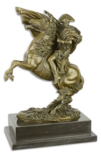 luxus bronzefigur napoleon mit pferd, designer bronze skulptur napoleon mit pferd, deko figur napoleon mit pferd, napoleon mit pferd bronzefigur, deko figur napoleon mit pferd, napoleon mit pferd skulptur mit marmorsockel, bronzefigur mit marmorsockel