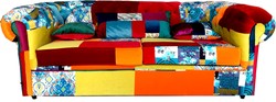 Casa Padrino Chesterfield - Sofá de retazos, 3 piezas - Sofá de diseño para sala de estar Casa Padrino Chesterfield - Sofá de retazos, 3 piezas - Sofá de diseño para sala de estar