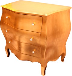 Casa Padrino Barock Kommode Gold Baroque Chest of Drawers Furniture Antik ANtique Möbel Rokoko Interior Prunkvoll