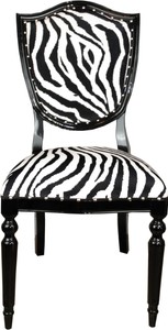 Casa Padrino Art Deco Luxus Esszimmer Stuhl Zebra Schwarz Schwarz Weiß Black White Chair Baroque Chairs Furniture Möbel Interior Casa Padrino Art Deco Luxus Esszimmer Stuhl Zebra Schwarz Schwarz Weiß Black White Chair Baroque Chairs Furniture Möbel Interior