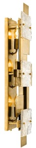 Casa Padrino Luxus Wandleuchte Vintage Messing 29,5 x 11 x H. 77 cm - Wohnzimmer Wandlampe - Exzellente Verarbeitung - Luxus Kollektion