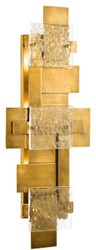 Casa Padrino lampada da parete di lusso ottone vintage 29,5 x 11 x H. 77 cm - Lampada da Parete per Soggiorno - Eccellente Fattura - Collezione di Lusso