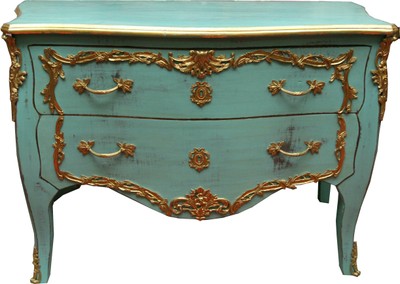 Tocador barroco Casa Padrino Turquesa / Oro Estilo antiguo 130 cm - Hecho a mano de madera maciza - Edición limitada Tocador barroco Casa Padrino Turquesa / Oro Estilo antiguo 130 cm - Hecho a mano de madera maciza - Edición limitada