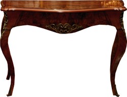 Consola barroca Casa Padrino caoba / oro 105 x 40 x h.85 cm - Muebles de estilo antiguo