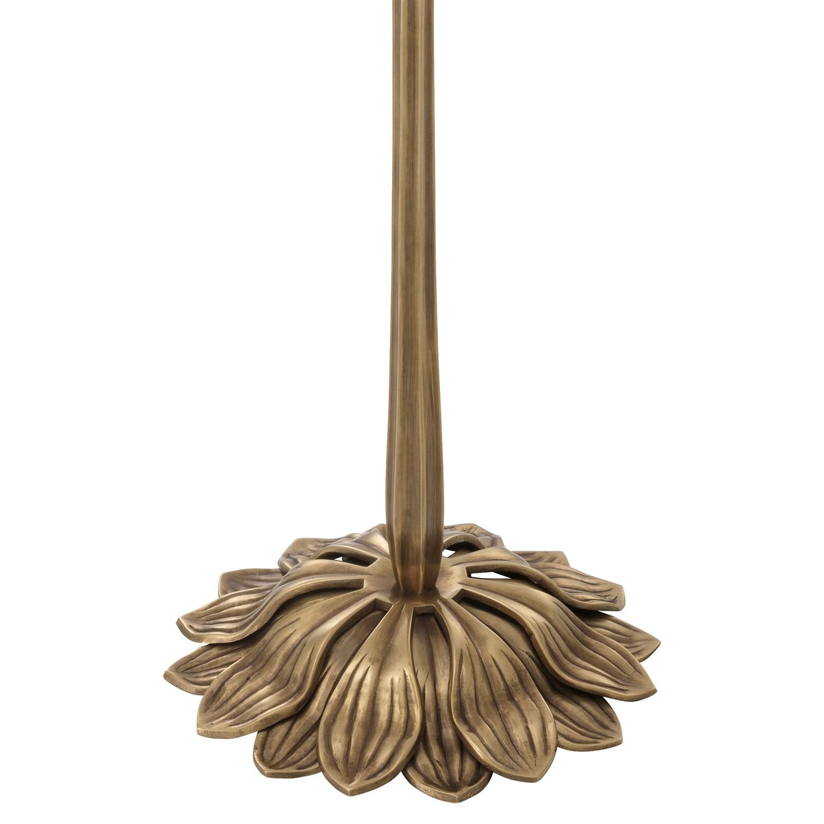 Portacandele di lusso Casa Padrino vintage ottone / nero 19 x H. 47 cm - qualità di lusso