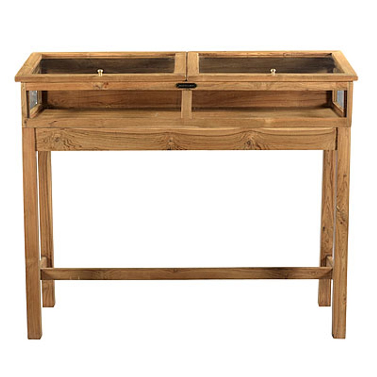Casa Padrino Vitrine Vitrine Vitrine en bois 110 x 40,5 x H 94 cm - Mobilier Casa Padrino Vitrine Vitrine Vitrine en bois 110 x 40,5 x H 94 cm - Mobilier