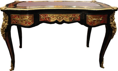 Segretario Boulle barocco di Casa Padrino in stile francese - 102 x 59 x H79 cm - Scrivania in stile antico