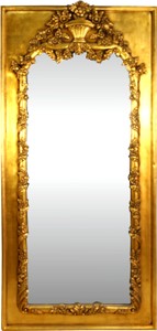 Miroir mural Casa Padrino Baroque or antique 85 x H. 190 cm - Magnifique miroir baroque avec de belles décorations Miroir mural Casa Padrino Baroque or antique 85 x H. 190 cm - Magnifique miroir baroque avec de belles décorations