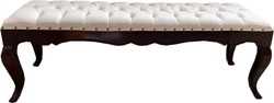 Banc de salle à manger baroque de luxe Casa Padrino, crème légère / brun 140 cm - Banc d'hôtel baroque - Qualité luxueuse Banc de salle à manger baroque de luxe Casa Padrino, crème légère / brun 140 cm - Banc d'hôtel baroque - Qualité luxueuse