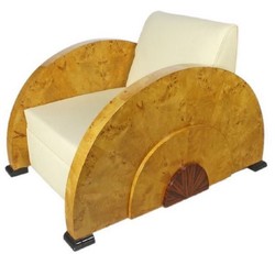 art deco sessel weiß hellbraun, art deco salon sessel weiß hellbraun, art deco lounge sessel weiß hellbraun, mahagoni sessel weiß hellbraun, art deco möbel, art deco wohnzimmer möbel, luxus art deco sessel