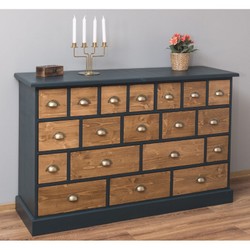 Casa Padrino Kommode Jugendstil Kolonial Landhaus Shabby 19 Schubladen Apotherker Schrank Chest of Drawers viele Schubladen Casa Padrino Kommode Jugendstil Kolonial Landhaus Shabby 19 Schubladen Apotherker Schrank Chest of Drawers viele Schubladen