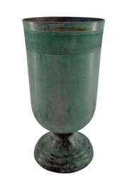 Casa Padrino Aluminium Blumenvase Mintgrün