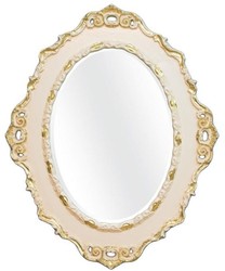 Casa Padrino Barock Wandspiegel Spiegel Creme Gold Prunkspiegel Schminkspiegel Baroque Mirror Antik Stil Silver Furniture Interior