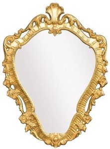 Casa Padrino Luxury Baroque Mirror Gold 41 x 3 x H. 57 cm - Baroque Wall Mirror - Noble & Sumptuous