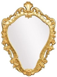 Casa Padrino Barock Wandspiegel Spiegel Gold Prunkspiegel Schminkspiegel Baroque Mirror Antik Stil Silver Furniture Interior