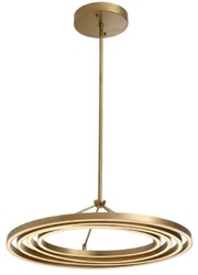 Casa Padrino Luxus LED Kronleuchter Cassini Antik Messingfarben