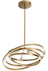Casa Padrino Luxus LED Kronleuchter Cassini Antik Messingfarben