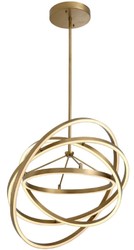 Casa Padrino Luxus LED Kronleuchter Cassini Antik Messingfarben