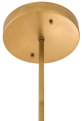 Casa Padrino Luxus LED Kronleuchter Elements Antik Messingfarben