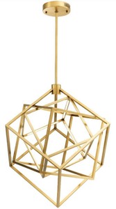 Casa Padrino Luxus LED Kronleuchter Fusion Antik Messingfarben